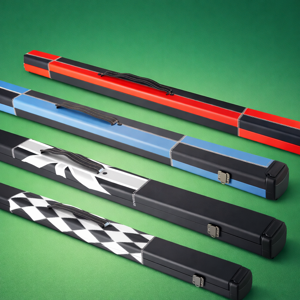 Britannia Leatherette 2 Piece Snooker Cue Case – Holds 1 Cue – Durable ...